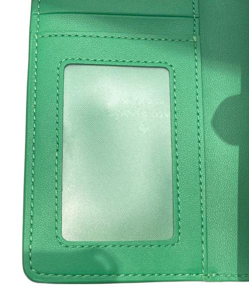 Kate Spade（ケイトスペード）Kate Spade (ケイトスペード) PEANUTS (ピーナッツ) 26ssコラボウォレット ホワイト×グリーンの古着・服飾アイテム
