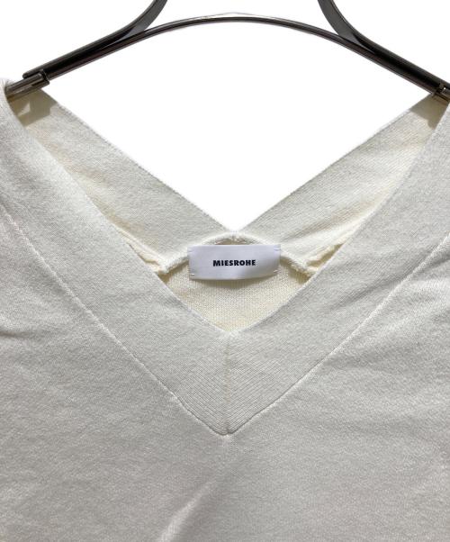 MIESROHE（ミースロエ）MIESROHE (ミースロエ) カシミヤ混ニット ベージュ サイズ:Sの古着・服飾アイテム