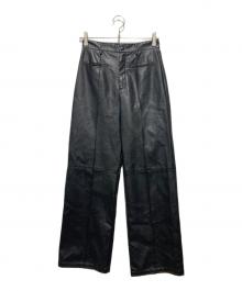 Ameri（アメリ）の古着「レザーパンツ」｜ブラック