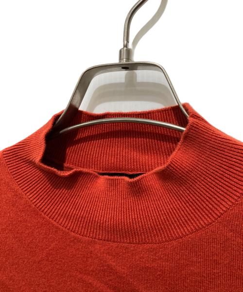 CABAN（キャバン）CABaN (キャバン) コットンカシミヤ クロップドモックネックプルオーバー ブラウン サイズ:FREEの古着・服飾アイテム