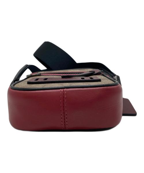 COACH（コーチ）COACH (コーチ) クロスボディ カラーブロック シグネチャー バッグ ブラウンの古着・服飾アイテム