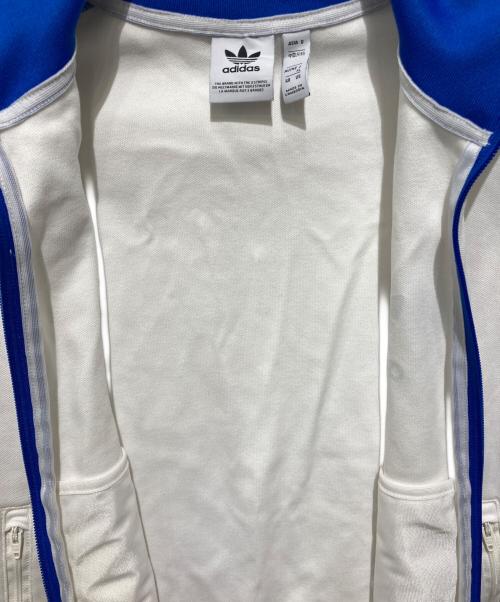 adidas（アディダス）adidas (アディダス) ベッケンバウアー トラックトップ ホワイト×ブルー サイズ:XLの古着・服飾アイテム