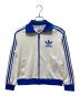 adidas（アディダス）の古着「ベッケンバウアー トラックトップ」｜ホワイト×ブルー