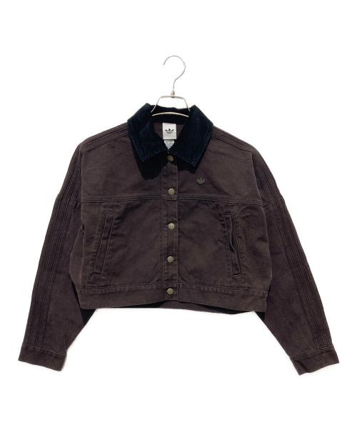 adidas（アディダス）adidas (アディダス) ジャケット ブラウン サイズ:Ｓの古着・服飾アイテム