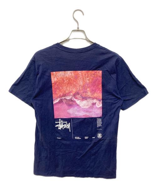 stussy（ステューシー）stussy (ステューシー) Ocean Dream Tee ネイビー サイズ:Mの古着・服飾アイテム