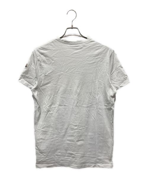 MONCLER（モンクレール）MONCLER (モンクレール) MAGLIA T-SHIRT ホワイト サイズ:Ｌの古着・服飾アイテム