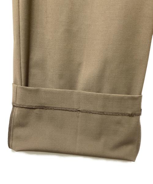 CREDONA（クレドナ）CREDONA (クレドナ) 4wayストレッチ サマーウール トロピカル スウェイ  パンツ ブラウンの古着・服飾アイテム