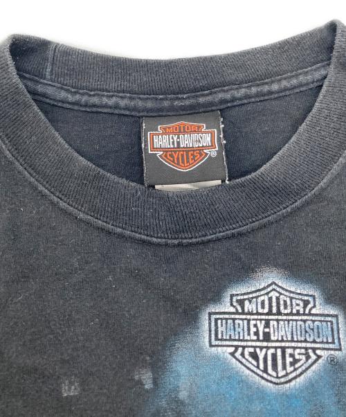 HARLEY-DAVIDSON（ハーレーダビッドソン）HARLEY-DAVIDSON (ハーレーダビッドソン) 00sバックプリントTシャツ ブラック サイズ:Lの古着・服飾アイテム