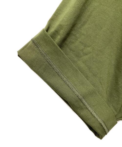 GUCCI（グッチ）GUCCI (グッチ) エンブロイダリー付き コットンジャージー Tシャツ グリーン サイズ:Ｌの古着・服飾アイテム