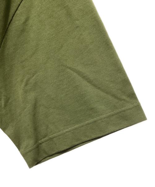 GUCCI（グッチ）GUCCI (グッチ) エンブロイダリー付き コットンジャージー Tシャツ グリーン サイズ:Ｌの古着・服飾アイテム