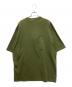 GUCCI (グッチ) エンブロイダリー付き コットンジャージー Tシャツ グリーン サイズ:Ｌ：50000円