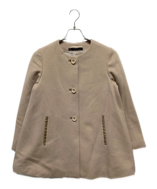 martinique（マルティニーク）martinique (マルティニーク) カシミヤ混ジャケット ベージュ サイズ:Ｓの古着・服飾アイテム