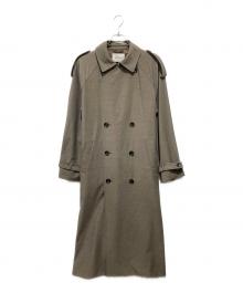 Mila Owen（ミラオーウェン）の古着「オーバーサイズトレンチコート」｜ブラウン