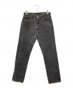 LEVI'Sリーバイス）の古着「90s 501先染めブラックデニムパンツ」｜グレー