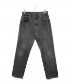 LEVI'Sリーバイス）の古着「90s 後染めブラックデニムパンツ」｜ブラック