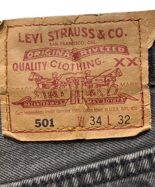 LEVI'S（リーバイス）LEVI'S (リーバイス) 90s 後染めブラックデニムパンツ ブラック サイズ:34の古着・服飾アイテム