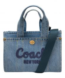 COACH（コーチ）の古着「カーゴトート26」｜ブルー