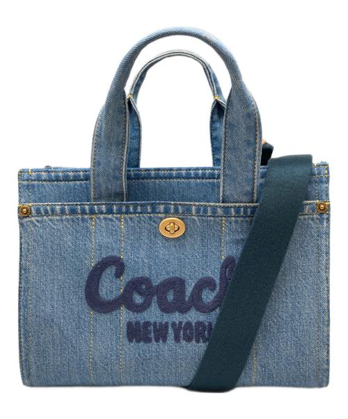 COACH（コーチ）COACH (コーチ) カーゴトート26 ブルーの古着・服飾アイテム