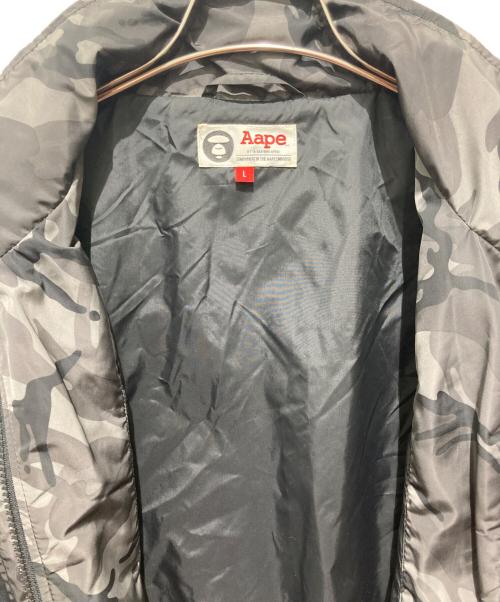 Aape BY A BATHING APE（エーエイプ バイ アベイシングエイプ）AAPE BY A BATHING APE (エーエイプ バイ アベイシングエイプ) ナイロンジャケット グレー サイズ:Ｌの古着・服飾アイテム