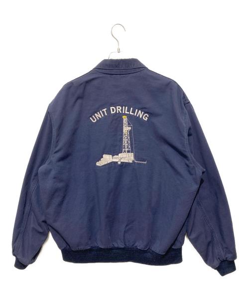 CarHartt（カーハート）CarHartt (カーハート) 耐炎バック刺繍ワークジャケット ネイビー サイズ:XLの古着・服飾アイテム