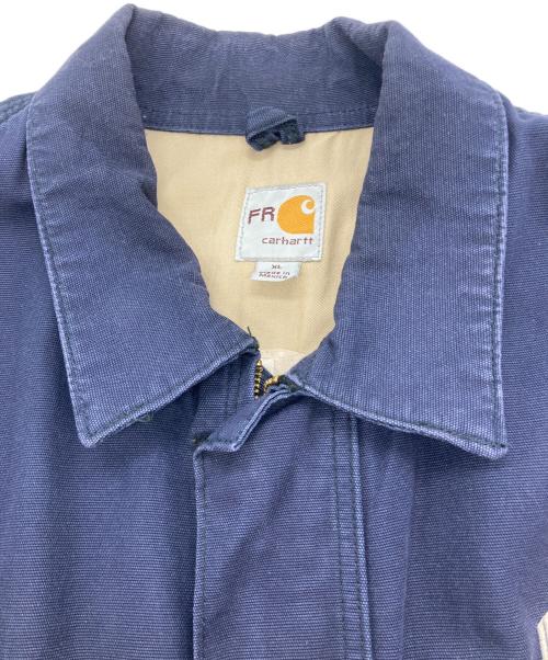 CarHartt（カーハート）CarHartt (カーハート) 耐炎バック刺繍ワークジャケット ネイビー サイズ:XLの古着・服飾アイテム