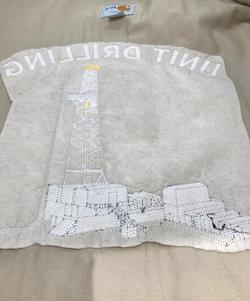 CarHartt（カーハート）CarHartt (カーハート) 耐炎バック刺繍ワークジャケット ネイビー サイズ:XLの古着・服飾アイテム
