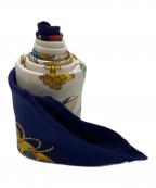 HERMESエルメス）の古着「光の帆船 カレ90シルクスカーフ」｜ネイビー×ホワイト