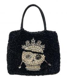 ANTEPRIMA（アンテプリマ）の古着「スカルビジューワイヤーバッグ」｜ブラック