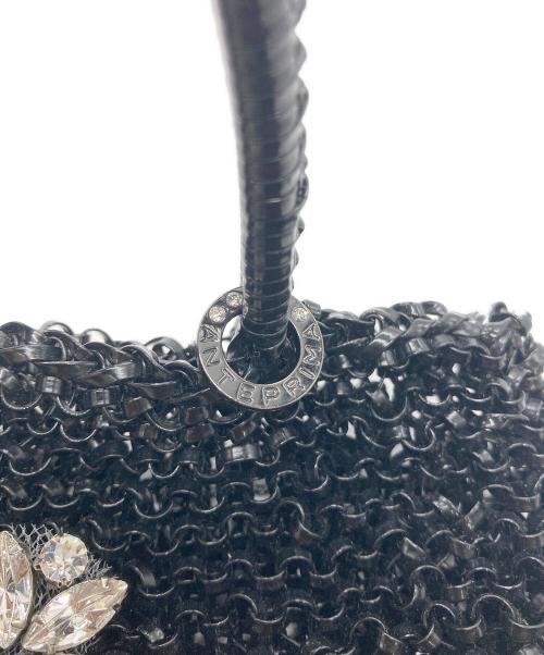 ANTEPRIMA（アンテプリマ）ANTEPRIMA (アンテプリマ) スカルビジューワイヤーバッグ ブラックの古着・服飾アイテム