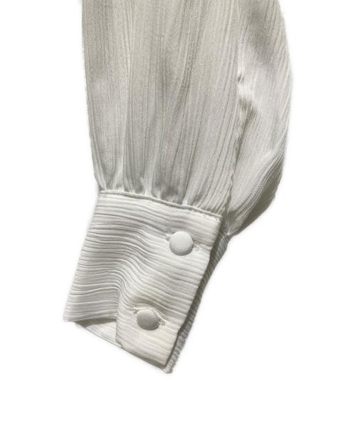 darich（ダーリッチ）darich (ダーリッチ) ボリュームシフォンミニワンピース ホワイト サイズ:FREEの古着・服飾アイテム