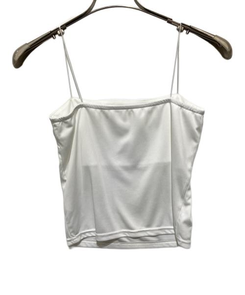 Snidel（スナイデル）Snidel (スナイデル) ラッフルミニセットアップ ホワイトの古着・服飾アイテム