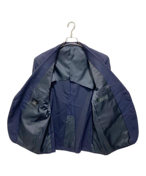STUDIO by D'URBAN（スタジオバイダーバン）STUDIO by D'URBAN (スタジオバイダーバン) 2Bストライプスーツ ネイビー サイズ:38の古着・服飾アイテム