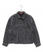 SUPREMEシュプリーム）の古着「ファックステッチデニムトラッカージャケット」｜ブラック×ホワイト