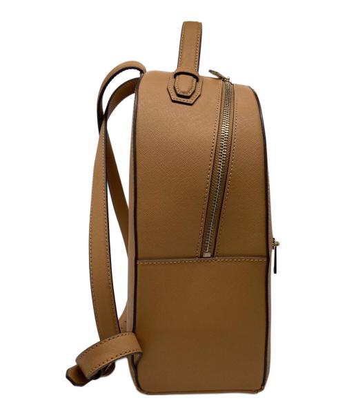 TORY BURCH（トリーバーチ）TORY BURCH (トリーバーチ) メタルプレートバックパック ブラウンの古着・服飾アイテム