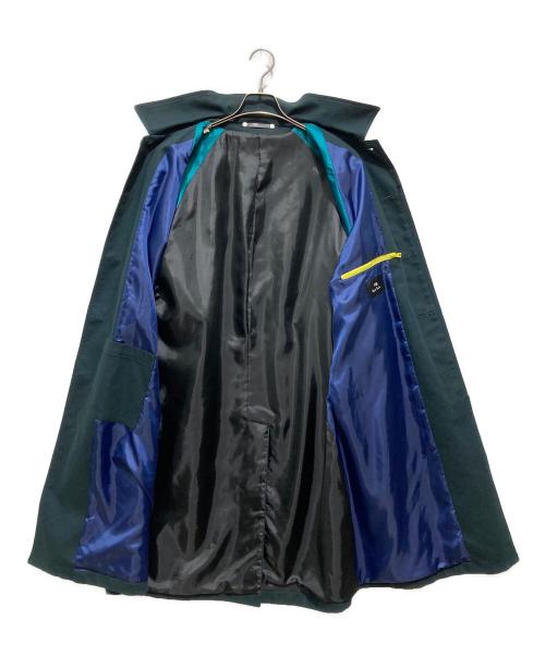 PS Paul Smith（ＰＳポールスミス）PS Paul Smith (ＰＳポールスミス) ステンカラーコート グリーン サイズ:XLの古着・服飾アイテム