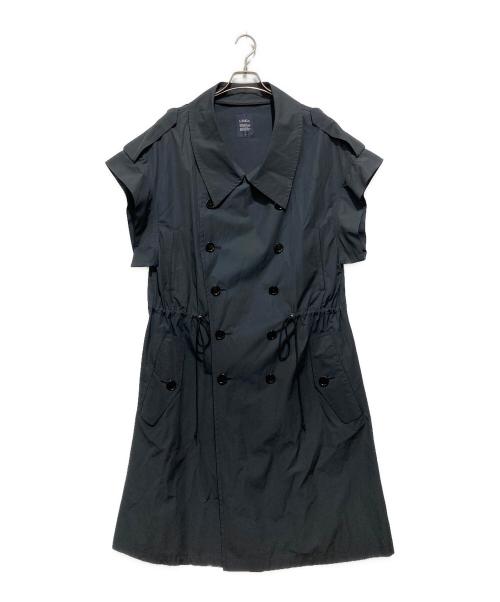 LIMI feu（リミフゥ）LIMI feu (リミフゥ) ノースリーブウエストギャザーコート ブラック サイズ:Sの古着・服飾アイテム