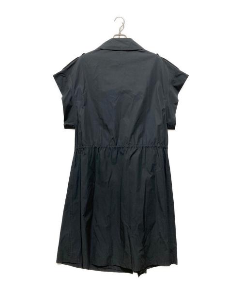 LIMI feu（リミフゥ）LIMI feu (リミフゥ) ノースリーブウエストギャザーコート ブラック サイズ:Sの古着・服飾アイテム