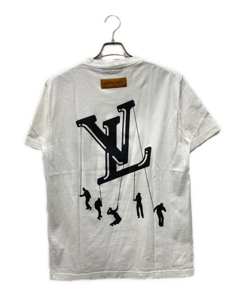 LOUIS VUITTON（ルイ ヴィトン）LOUIS VUITTON (ルイ ヴィトン) フローティング LV プリンテッド Tシャツ ホワイト サイズ:Ｌの古着・服飾アイテム