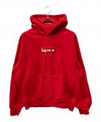 SUPREMEシュプリーム）の古着「Box Logo Hooded Sweatshirt」｜レッド