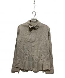 EMPORIO ARMANI（エンポリオ アルマーニ）の古着「リネン混シャツ」｜ベージュ