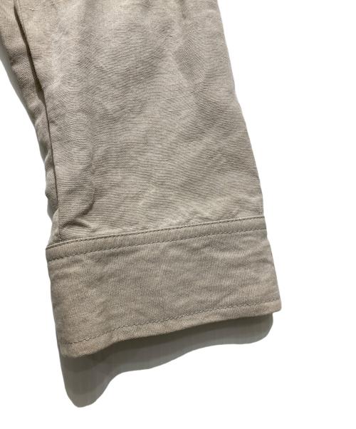 EMPORIO ARMANI（エンポリオ アルマーニ）EMPORIO ARMANI (エンポリオ アルマーニ) リネン混シャツ ベージュ サイズ:Ｌの古着・服飾アイテム