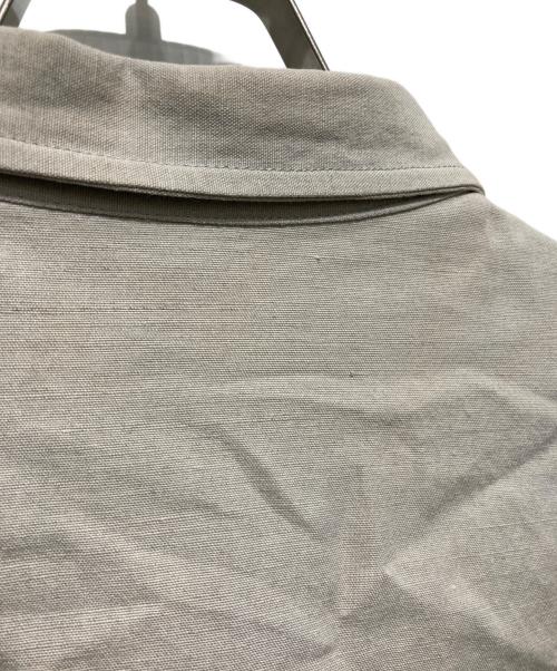 EMPORIO ARMANI（エンポリオ アルマーニ）EMPORIO ARMANI (エンポリオ アルマーニ) リネン混シャツ ベージュ サイズ:Ｌの古着・服飾アイテム