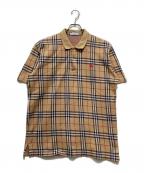 Burberry'sバーバリー）の古着「ポロシャツ」｜ベージュ