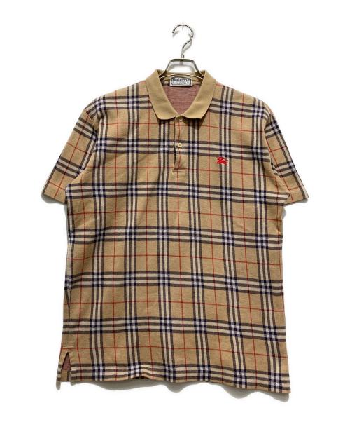 Burberry's（バーバリー）Burberry's (バーバリー) ポロシャツ ベージュ サイズ:Lの古着・服飾アイテム