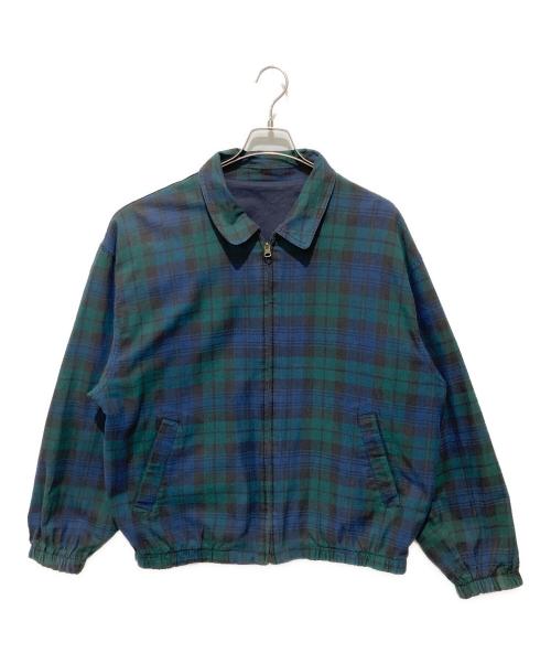 BROOKS BROTHERS（ブルックスブラザーズ）BROOKS BROTHERS (ブルックスブラザーズ) リバーシブル スイングトップハリントンジャケット ネイビー サイズ:Ｌの古着・服飾アイテム