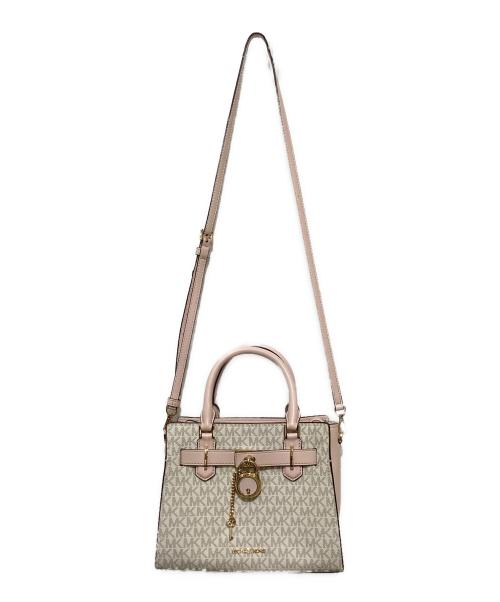 MICHAEL KORS（マイケル・コース）MICHAEL KORS (マイケル・コース) 2WAYショルダーバッグ ピンクの古着・服飾アイテム