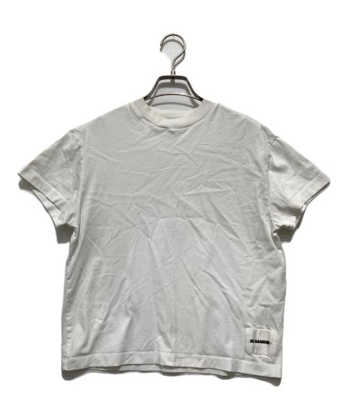 JIL SANDER+（ジルサンダープラス）JIL SANDER+ (ジルサンダープラス) ロゴラベルミニTEE ホワイト サイズ:XSの古着・服飾アイテム