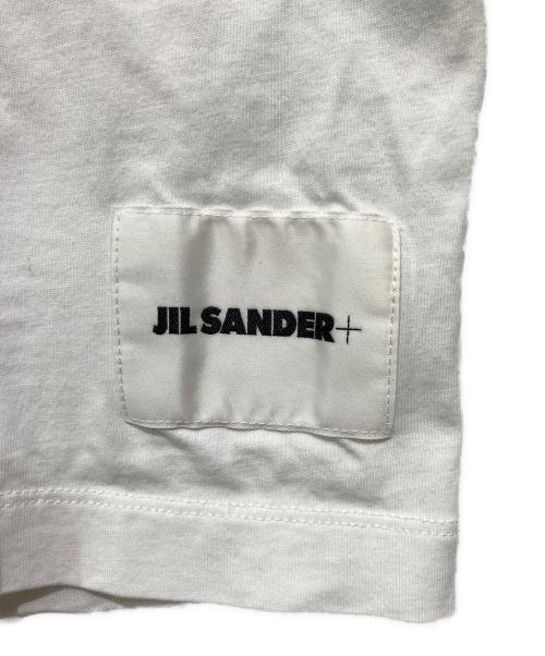 JIL SANDER+（ジルサンダープラス）JIL SANDER+ (ジルサンダープラス) ロゴラベルミニTEE ホワイト サイズ:XSの古着・服飾アイテム