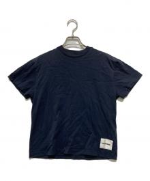 JIL SANDER+（ジルサンダープラス）の古着「ロゴラベルミニTEE」｜ネイビー