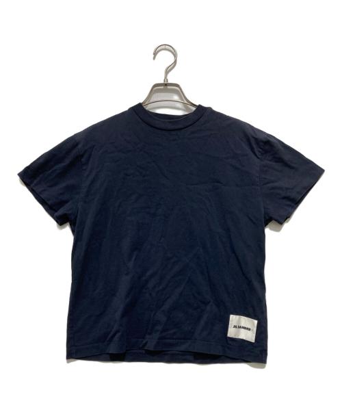 JIL SANDER+（ジルサンダープラス）JIL SANDER+ (ジルサンダープラス) ロゴラベルミニTEE ネイビー サイズ:XSの古着・服飾アイテム
